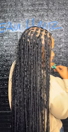 Knotless Braids Dramatic Edges, Small Boho Knotless Braids, Small Boho Knotless, Girls Braided Hairstyles Kids, Braided Hairstyles Kids, Girls Braided Hairstyles, Braiding Ideas, Braids Protective Styles, Boho Knotless Braids