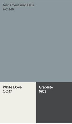 the color scheme for white dove and gray