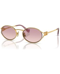 in stock Modern Miu Miu Sunglasses For Formal Occasions, Miu Miu Sunglasses With Gradient Lenses For Formal Occasions, Miu Miu Luxury Sunglasses For Formal Occasions, Luxury Miu Miu Sunglasses For Formal Occasions, Elegant Miu Miu Formal Sunglasses, Formal Elegant Miu Miu Sunglasses, Miu Miu Elegant Gold Sunglasses, Elegant Gold Miu Miu Sunglasses, Miu Miu Sunglasses