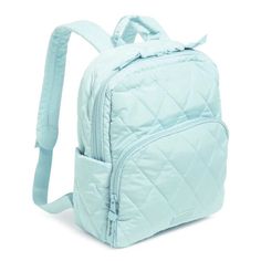 New With Tag Vera Bradley Ultralight Small Compact Backpack In Sea Salt Blue Ultralight Is Lightweight, Water-Repellent Polyester 9.0 (W)" X 11.5"(H) X 4.0"(D) With 2.75" Handle Drop And 27.5" Adjustable Shoulder Strap Zip Closures Exterior Features Two Slip Pockets And A Zip Pocket Interior Features A Zip Pocket And A Slip Pocket Capacity 10 L Light Blue Backpack With Zipper For Everyday Use, Light Blue Travel Backpack, Versatile Rectangular Blue Backpack, Everyday Light Blue Backpack, Casual Light Blue Backpack For Everyday Use, Light Blue Nylon Travel Bag, Sea Salt Blue, Vera Bradley Disney, Green Backpacks