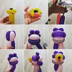 there are many different pictures of the same toy