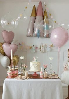 Ballerina Bday Party Ideas, Princess Second Birthday Party, 2nd Birthday Photo Shoot Ideas Studio, Princess Birthday Aesthetic, Princess Bday Party Ideas, Princess Theme Birthday Party 1st, 4 Yr Birthday Ideas, Birthday Theme Ideas For Kids, Princess 3rd Birthday Party