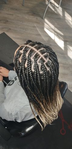 Ombre blonde smedium knotless braids Ombre Blonde, Knotless Braids, Blonde Ombre, Blonde