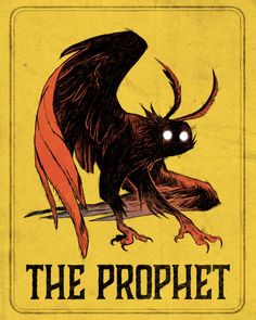 the prophet book cover with an image of a black bird