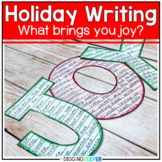 a holiday writing activity with the letter g