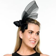 "Elegantly designed and handcrafted black fascinator headband.  Ideal for race-day, Kentucky Oaks/ Derby, wedding, cocktail party or special occasion. Available in black and caramel. Measurements of feature ( crin + bow not including headband):  7.87in x 5.1in  (20cm x 13cm) ~ Ready to ship ~ WE SHIP WORLDWIDE Need it fast? See estimated delivery times below. Shop our wide range of fascinators and derby hats in different colors and styles here:  www.etsy.com/shop/TheHeadwearBoutique Recent Customer Reviews: \"Adore this headpiece- thank you!!\" Diana- Atlanta, Georgia \"I am thrilled with my new fascinator! I'm sure it will be a real 'winner' at the derby 😉\" Pam - Dallas, Texas \"Very pleased with the quality, shipped quickly and great communication.\" Ellen- Bentonville, Arkansas \"So e Kentucky Derby Headband, Derby Headband, Spring Racing Fashion, Fascinator Hats Outfit, Tea Hat, Kentucky Oaks, Fascinator Hats Wedding, Derby Wedding, Tea Hats