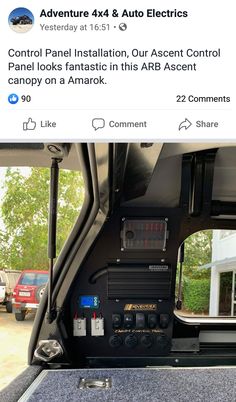 an image of the inside of a car that is being advertised for sale on facebook