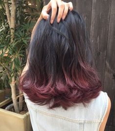 ♡ pinterest: @kimmiecla ♡ Hair Color Ombre, Hair Color Underneath, Hair Streaks, Colored Curly Hair, Hair Color Auburn, Burgundy Hair, Trendy Hair Color