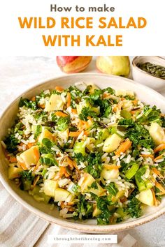 a white bowl filled with rice and vegetables