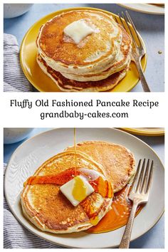 pancake recipe with fluffy old fashioned pancakes