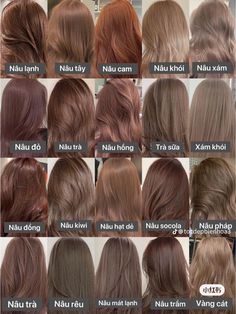 Hair Color Names, Hair Color Guide, Hair Color Asian, Korean Hair Color, Brown Hair Looks, Hair Color Streaks, Dyed Hair Inspiration, Light Hair Color