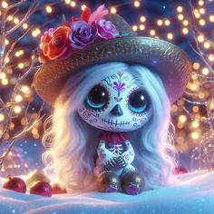 Cute Cartoon Images, Random Art, Cartoon Images, Day Of The Dead, Wallpaper Iphone, Cute Cartoon