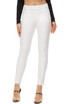 Amazon.com: TSLA Women's 29/31 Inches Yoga & Dress Pants, Office Business Casual Work Slacks, Stretch Straight Leg Pants with 4 Pockets, Slacks Petite Olive, X-Small : Clothing, Shoes & Jewelry Women Business Casual, Dress Pants For Women, Dressy Leggings, Wardrobe Simple, Casual Slacks, Slim Fit Dress Pants