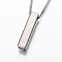 Our titanium rectangle pendant has smooth beveled edges and a slide design which allows the chain to pass through the body of the pendant. It is filled through a screw in the bottom. Each piece of cremation jewelry can hold a small amount of cremation ashes. Please note: Necklace Chain is not included Cremation Necklaces, Urn Jewelry, Rectangle Pendant, Titanium Jewelry, Urn Necklaces, Jewellery Uk, Cremation Jewelry, Keepsake Jewelry, Cremation Urns