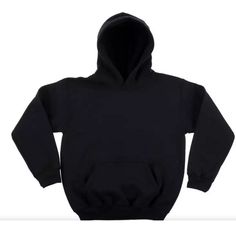 If You Are Longing To Customize A Piece For Your Wardrobe, Look No Further Than Black Youth Hooded Sweatshirt. This Pullover Sweatshirt Features A Solid Black Color, So You Can Add Paint, Glitter, Patches, And More To Fit Your Personality. It Is Complete With A Hood To Keep Your Head Snug And Warm And Has A Large Pocket Up Front For Hands To Keep Warm Too. Whether You Want To Create A Costume Piece, Show Off Your School Spirit, Or Simply Create A New Statement Piece, This Sweatshirt Will Get The Black Fleece Tops With Adjustable Hood, Black Fleece Top With Adjustable Hood, Basic Black Fleece Hoodie, Basic Black Hoodie Sweatshirt, Basic Black Fleece Tops, Black Plain Sweatshirt For Streetwear, Closet Detail, School Spirit, Colorful Hoodies