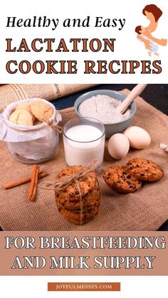 Looking for tasty snacks that can help boost your milk supply? These healthy and easy lactation cookie recipes are perfect for breastfeeding moms! Packed with breastfeeding-friendly ingredients, these cookies make great snacks for nursing moms on the go. Whether you need a quick energy boost or something delicious to enjoy while feeding your baby, this list has you covered.  These lactation cookies can support your breastfeeding journey in a yummy way! Snacks For Nursing Moms, Lactation Boosting Foods, Lactation Recipes Easy