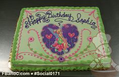 a birthday cake with a fairy on it for someone's special day or other special occasion