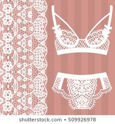 Lingerie Cookies, Vector Clothes, Bra Sewing, Textile Pattern Design, Fashion Design Drawings, Art Clipart, Illustration Vector, Textile Patterns