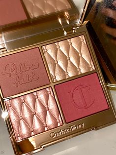 The new charlotte tilbury blush pallete Tilbury Makeup, Blush Aesthetics, Blush Shades, Highlighter Charlotte Tilbury, Charlotte Tilbury Blush, Pink Gold, I Love Pink, Charlotte Tilbury Aesthetic, Charlotte Tilbury Blush And Highlighter