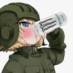 a person wearing a helmet drinking from a water bottle