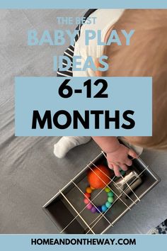 Best baby play ideas for 6-12 month olds 6 Month Baby Games, 6 Months Old Activities, Baby Play Ideas, 6 Month Baby Activities, Diy Sensory Toys, Activities For Babies, Diy Montessori Toys, Baby Development Activities, 7 Month Old Baby