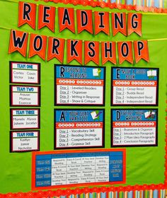 the reading workshop is organized and ready for students to use