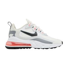 Find NIKE Air Max 270 React ' Crimson Black on Editorialist. Air Max 270 React 'White Crimson Black' Nike Sneakers With Boost Midsole For Jogging, Nike Athleisure Sneakers With Boost Midsole, Dynamic Nike Air Max High-top With Boost Midsole, Nike Air Max High-top Sporty Sneakers, Nike Air Max With Boost Midsole For Jogging, Nike Air Max High-top With Cushioned Footbed For Jogging, Nike Air Max High-top Functional Shoes, Nike High-top Sneakers With Air Max Cushioning, Nike Air Max Sporty Shoes With Boost Midsole