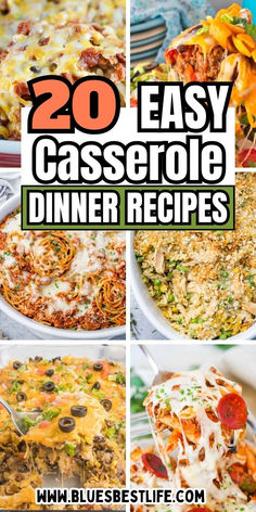 A collection of casserole dinner recipes. Easy Dinner Casseroles Beef, Healthy Make Ahead Casseroles Dinners, Cassarole Meals Easy Beef, Prepare Ahead Casserole Dinners, Healthy Budget Friendly Casseroles, Comfort Food Recipes Casseroles, Casserole Side Dishes, Easy Dinner Casseroles