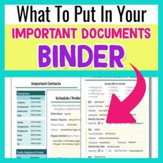 Household Binder Checklist and Ideas for Organizing a Simple Important Documents Notebook and Family Emergency Binder. Simple File Organization Tips for Emergency Kits and In Case of Emergency Binders for Families Declutter Paperwork, Organize Important Documents, Organizing Important Papers, Final Wishes, Family Emergency Binder, Household Notebook, Estate Planning Checklist, Ideas For Organizing, Emergency Binder