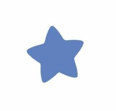 a blue star on a white background