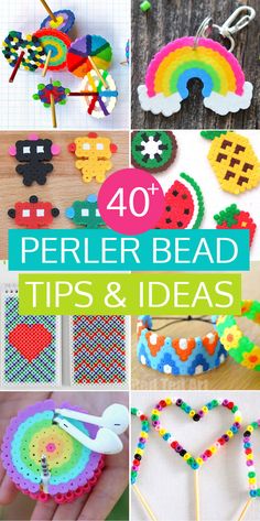 the top 20 perler bead tips and ideas for kids to use in crafts