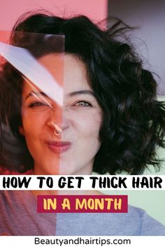 How to get thick hair in a month: Massaging your scalp with oil Oiling your hair is much needed, massaging your scalp with natural oils improves blood circulation and stimulate hair growth. Pour some natural oils into your palm and gently run your hands to your hair strands also rub into your scalp and massage your scalp. Leave it on for at least an hour or two and wash it off. Please click through for more hair tips. #Howtogetthickhairinamonth | How to thicken fine hair| Hair care tips| Hair|