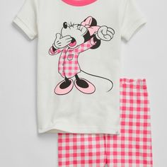 Gap Disney Minnie Mouse 2 Piece Shorts Pajamas New With Tags, Sizes Available Are 4t And 5t. Comes From My Clean, Smoke And Pet Free Home. Check My Other Listings For More Adorable Baby Gap And Disney Clothes And Make A Bundle To Save Shipping. No Returns Unless I Made A Mistake In The Listing. Playful White Cotton Pajama Shorts, Playful White Pajama Shorts For Pajama Party, Cute White Sleepwear With Character Print, Cute White Character Print Sleepwear, White Cartoon Print Sleep Top, Gap Cotton Top With Cartoon Print, Gap Cotton Bedtime Sets, Cotton Sleepwear By Gap, White Cotton Sleepwear By Gap