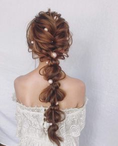 Period Hairstyles, Bubble Braid, Hair Arrange, Honey Hair, Hair Stylist Life, Garden Parties, Hair Reference, Bride Hairstyles