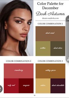 Color Analysis Spring, Warm Skin Tone Colors, Soft Autumn Color Palette