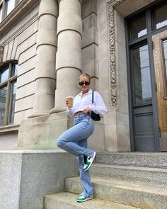 Dunk High Outfit, Hailey Bieber Outfits, Stylish Fall Outfits, Jordan Outfits, Half Zip Sweatshirt, Cute Simple Outfits, Hailey Bieber