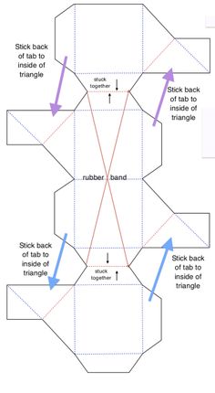 an origami box with instructions to fold it and cut out the top part