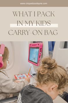 Air Plane Travel With Toddler, Plane Rides With Kids, Kids Carryon Packing Lists, Kids Vacation Packing List, Airplane Must Haves Kids, Airplane Kits For Kids, Flying With Preschoolers, Florida Packing List For A Week Kids, Flying With Kids For The First Time