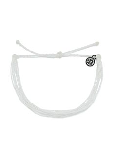 PURA VIDA PURA VIDA BRIGHT OG BRACELET-WHITE - Boathouse Pura Vida White Bracelet, Pur Vida Bracelet, Shuffle Outfit, Puravida Bracelets, Waterproof Bracelet, Beachy Bracelets, Gemini And Pisces, Preppy Accessories, Best Friends Brother