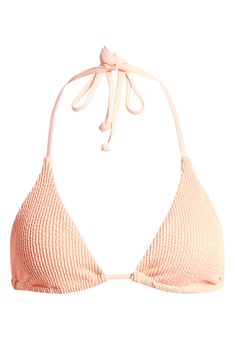 Pack one less thing on your next trip with this versatile bikini top that can be worn different ways depending on your mood. Ties at neck and back Lined, with removable soft cups 92% polyester, 8% elastane Lined Hand wash, line dry Imported Buy Outfits, Charleston Trip, Random Wishlist, Baithing Suits, Peach Tart, Cute Bathing Suits, Summer Swim, Summer Swim Suits