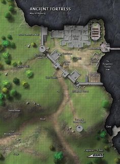 the map for ancient fortresss