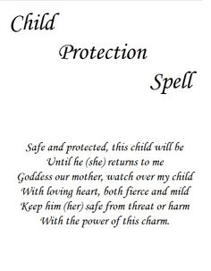 Child Protection Spell Safety Spell For Others, Do As I Say Spell, Demonic Sigils, Eye Of Newt, Spells That Actually Work, Good Luck Spells