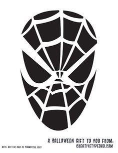 the spiderman logo is shown in black and white