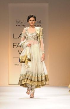 Umbrella Frocks Designs & Styles Latest Collection 2016-2017 (17) Payal Singhal, Indian Bridal Wear, Lakme Fashion Week