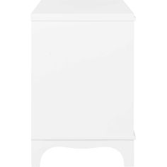 an empty white cabinet on a white background