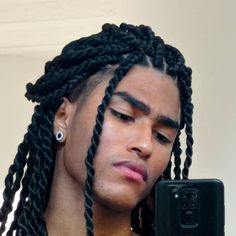 Black Hair Ideas Braids, Passion Twists Men, Men Long Braids, Braided Hair Men, Man With Braids, Box Braids On Guys, Black Men With Braids, Box Braids Male, Long Braids Men