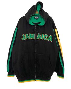 Vintage Jamaica Embroidered Letter Man Jacket Sweater Hoodie Bob Marley, The Legend, Reggae Music Shirt, Rastafarian shirt, Unisex Sweater * Please do not hesitate to ask me if you have any questions or queries * Attn: No trade just for sale only! MEASUREMENTS: ▪️Tag Size: 2XL ▪️Measurement Size: XL ▪️Material: 100% Cotton ▪️Width (armpit to armpit) : 28 Inches ▪️Length (shoulder to end garment) :32 Inches CONDITION: *Please refer to the attached photo* Attn: Item is used and vintage, please don't expected it to be like new or in perfect condition. SHIPPING: ▪️Standard Shipping (receiving item within 2 - 3 weeks) - Please leave your phone and email address. PAYMENT: *PAYPAL ONLY* Thank you for your review and have a nice day mate 😊 A4 Letter Man Jacket, Vintage Jamaica, Man Jacket, Jacket Sweater, Reggae Music, Unisex Sweater, Winter Sweatshirt, Pull Sweat, Bob Marley