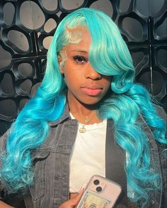 Birthday Hairstyles, Brazilian Hair Bundles, How To Curl Short Hair, Bob Lace Front Wigs, Hair Color Blue, Yellow Hair, Body Wave Wig, Body Wave Hair, Brazilian Virgin Hair