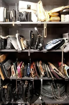 Closet Factory, Purse Storage #Closetaccessories #Closetsolutions Closet Factory, Glam Closet, Celebrity Stylist, Super Rich Kids, Handbag Organization, Custom Closet, Rich Kids, Stockholm Fashion, Carrie Bradshaw