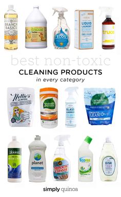 the best non - oxic cleaning products in every category